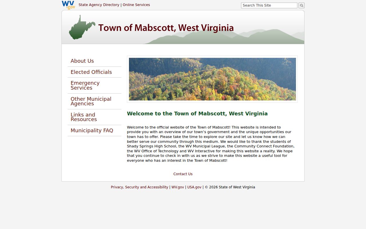 Mabscott court docket official town contact page